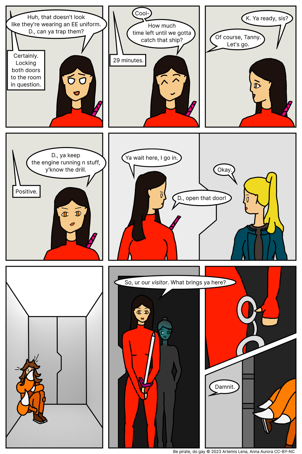 A comic page